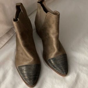 Report that booties sz 9 worn 1 time